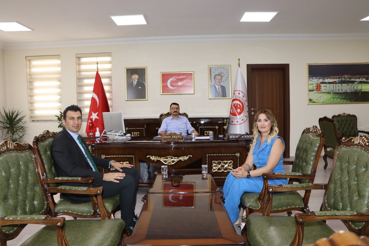 Şekerbank Emirdağ Şubesi Müdürü, Kaymakam Yasin Akgül’e Hayırlı Olsun Ziyaretinde Bulundu