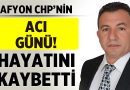 Afyonkarahisar’da CHP’nin acı günü: Fehmi Peynirci vefat etti – Vefatlarımız