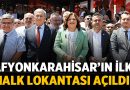 Afyonkarahisar’ın İlk Halk Lokantası Açıldı! – Afyon Haber