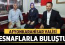 Afyonkarahisar Valisi Taksici Esnafını Ziyaret Etti – Afyon Haber