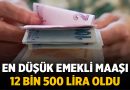 Emeklilere Müjde: En Düşük Emekli Maaşı 12.500 TL Oldu – Ekonomi