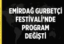 Emirdağ Belediyesi, Milli Yas Nedeniyle Festival Programını Güncelledi – Belediyeler