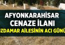 Özdamar ailesinin acı günü – Vefatlarımız