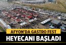 Afyon'da Gastro Fest Heyecanı Başladı: Unutulmaz Lezzetler Sizi Bekliyor!