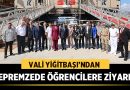 Vali Yiğitbaşı’ndan Depremzede Öğrencilere Ziyaret – Afyon Haber