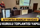 Afyonkarahisar’da Akarçay Havzası Su Kurulu Toplantısı Yapıldı – Afyon Haber