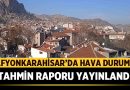 Afyonkarahisar’da Sıcaklıklar El Yakacak! Hafta Sonu Hava Tahmini Şaşırtıyor! – Afyon Haber