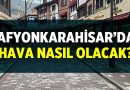 Afyonkarahisar ve Bölge Hava Durumu: Sis ve Don Olayı Bekleniyor – Afyon Haber