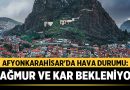 Afyonkarahisar’da Hava Durumu: Yağmur ve Kar Bekleniyor – Afyon Haber