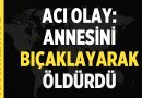 İscehisar’da Acı Olay: Genç, Annesini Bıçaklayarak Öldürdü – Afyon Haber