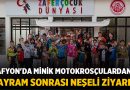 Afyon’da Minik Motokrosçulardan Bayram Sonrası Neşeli Ziyaret – Afyon Haber