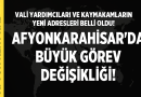 Afyonkarahisar’da Büyük Görev Değişikliği: Vali Yardımcıları ve Kaymakamların Yeni Adresleri Belli Oldu! – Afyon Haber