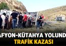 Afyon-Kütahya Yolunda Tır Devrildi