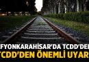 Afyonkarahisar’da TCDD’den Önemli Uyarı: Raylarda İlaçlama Başlıyor, Dikkat! – Afyon Haber