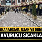 Afyonkarahisar, Uşak ve Denizli’de Kavurucu Sıcaklar Etkili Olacak – Afyon Haber