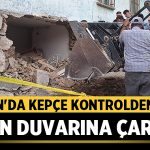 Afyon’da Kepçe Kontrolden Çıktı, Evin Duvarına Çarptı – Afyon Haber