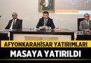 Afyonkarahisar Yatırımları Masaya Yatırıldı: Koordinasyon Toplantısı Yapıldı – Afyon Haber