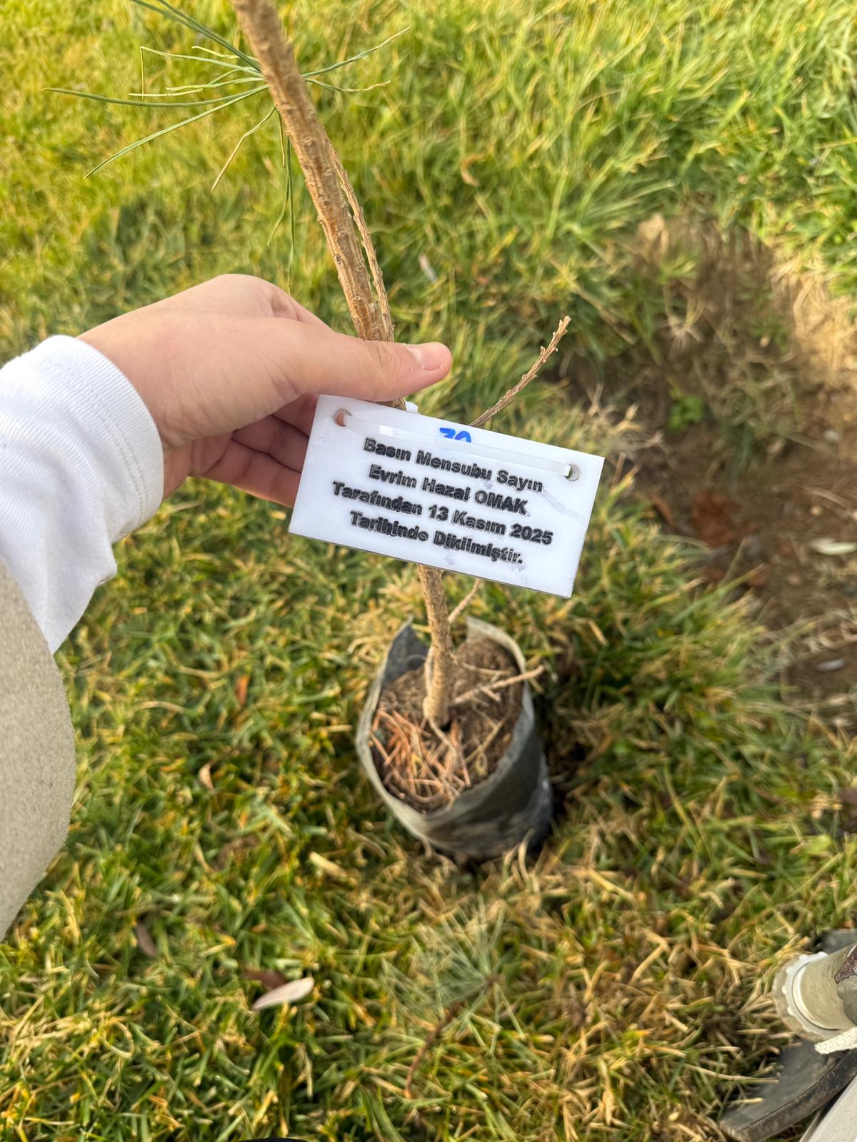 Basın Mensupları ve TSK personeli 63 fidanı toprakla buluşturdu