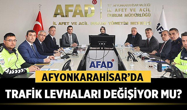 Afyonkarahisar’da Trafik Levhaları Değişiyor mu? Kritik Komisyon Toplantısı Yapıldı – Afyon Haber