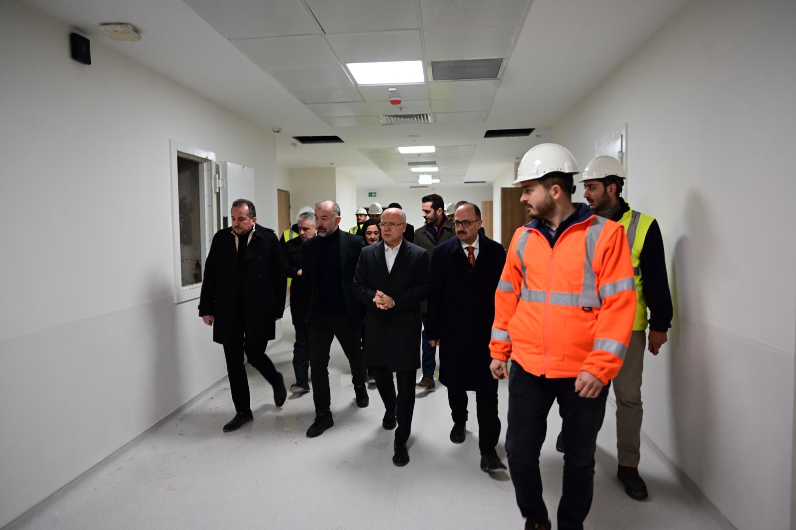 Ali Osman Sönmez Devlet Hastanesi'nde inşa çalışmaları hızlandırıldı