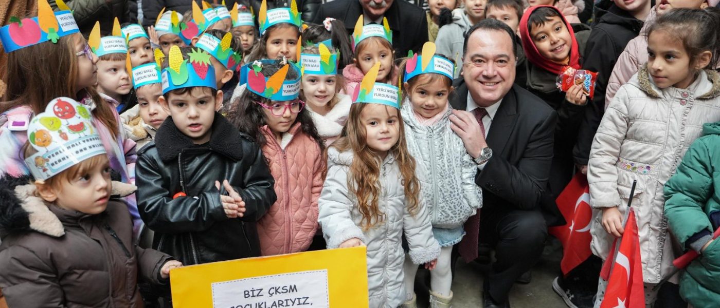 Manisalı çocuklar Yerli Malı Haftası’nı kutladı