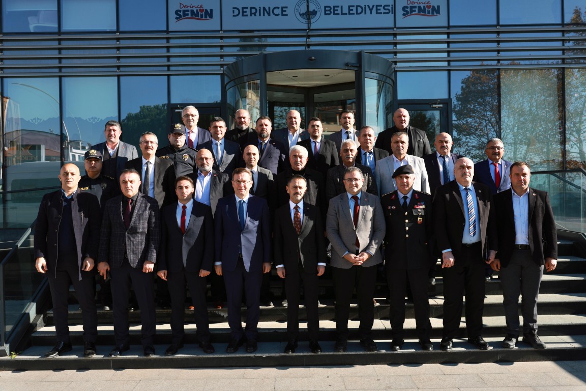 Derince İlçesi Muhtarlar Toplantısı gerçekleştirildi