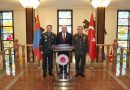 Bakan Güler, Moğolistan Genelkurmay Başkanı Sunrev’i kabul etti