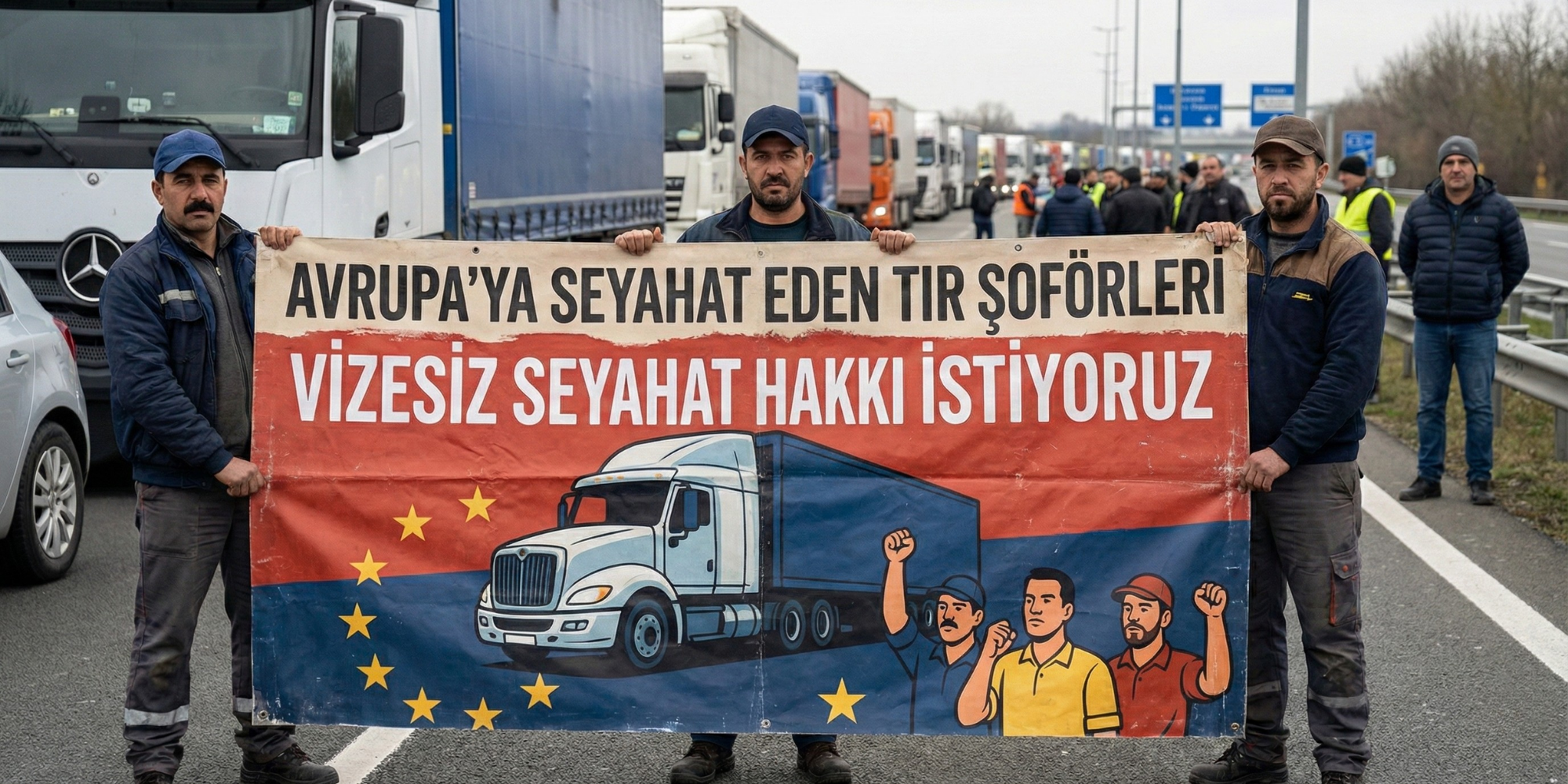 Tır Şoförlerinden Vizesiz Seyahat Talebi: “Kıtalararası Ticaretin Hızı Vizelere Takılmasın”