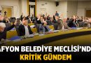 Afyon Belediye Meclisi’nde emekli, öğrencileri ilgilendiren kritik gündem – Afyon Haber