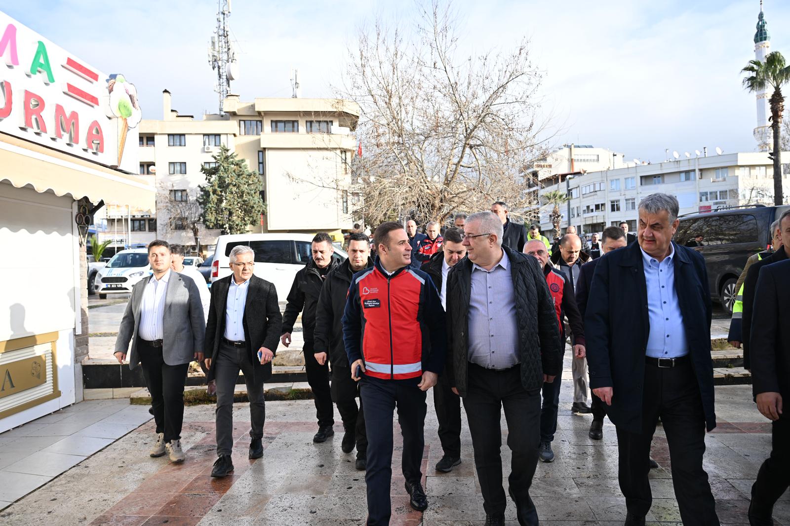 Başkan Akın’dan Körfez’de inceleme