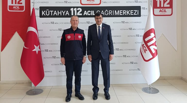 Başkan Kahveci’den Kütahya 112 Acil Çağrı Merkezi’ne ziyaret