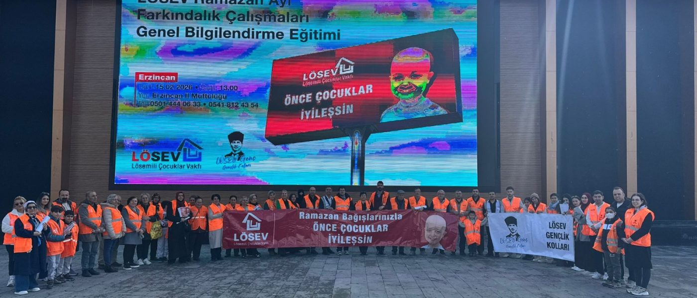 LÖSEV gençlerinden Erzurum'da ve Erzincan'da farkındalık etkinliği