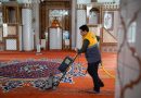 Aliağa’da ramazan öncesi ibadethane temizliği