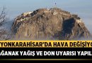 Afyonkarahisar’da Hava Değişiyor: Sağanak Yağış ve Don Uyarısı Yapıldı – Afyon Haber