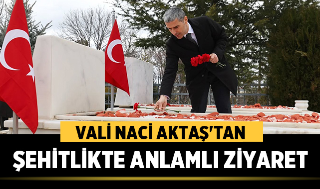 Afyon Valisi Dr. Naci Aktaş’tan Hava Şehitliği Ziyareti