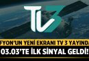 Afyon’un Yeni Kanalı TV 3 Yayında! İşte Frekans Bilgileri