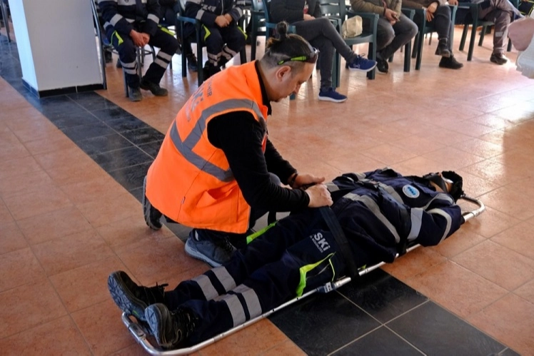 ESKİ’de afet ve acil şart eğitimi