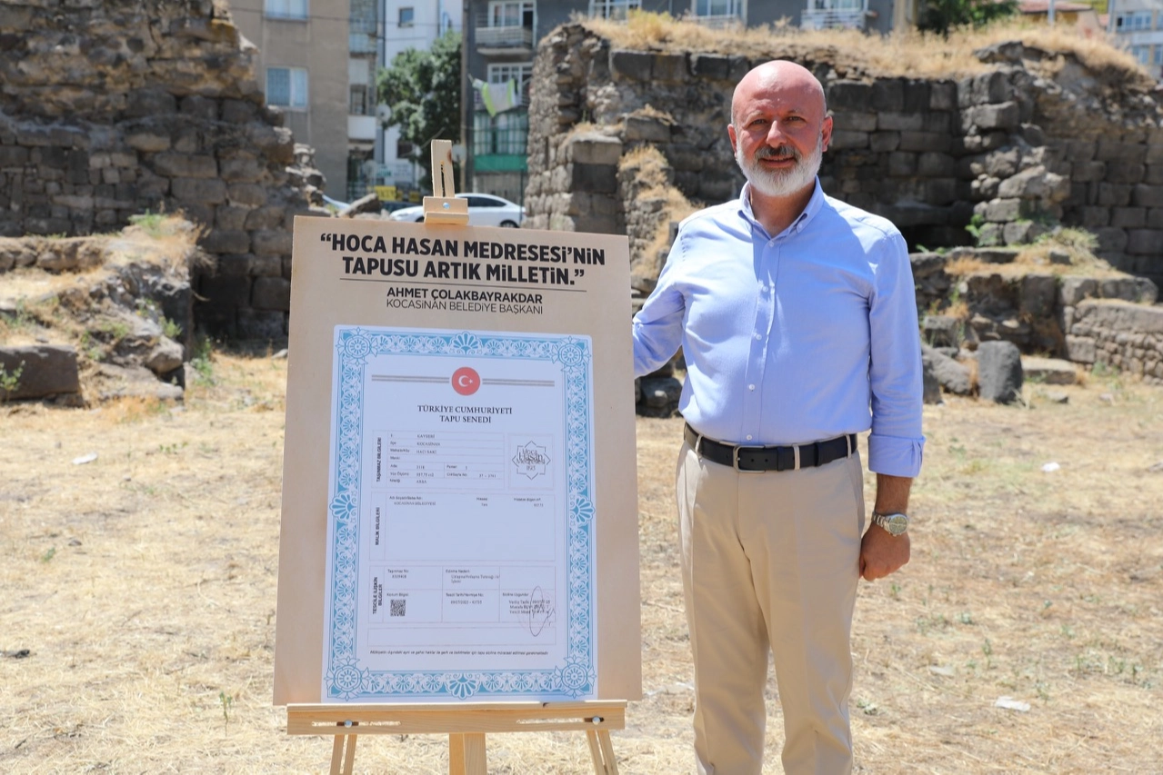 Kayseri’nin ilk medresesinde restorasyon zamanı