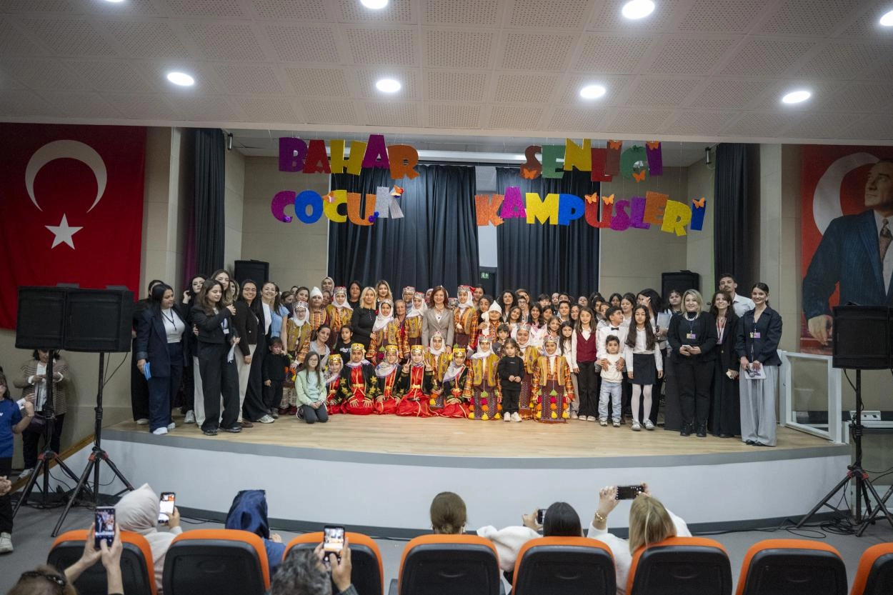 Mersin’de çocuk kampüslerinde bahar coşkusu