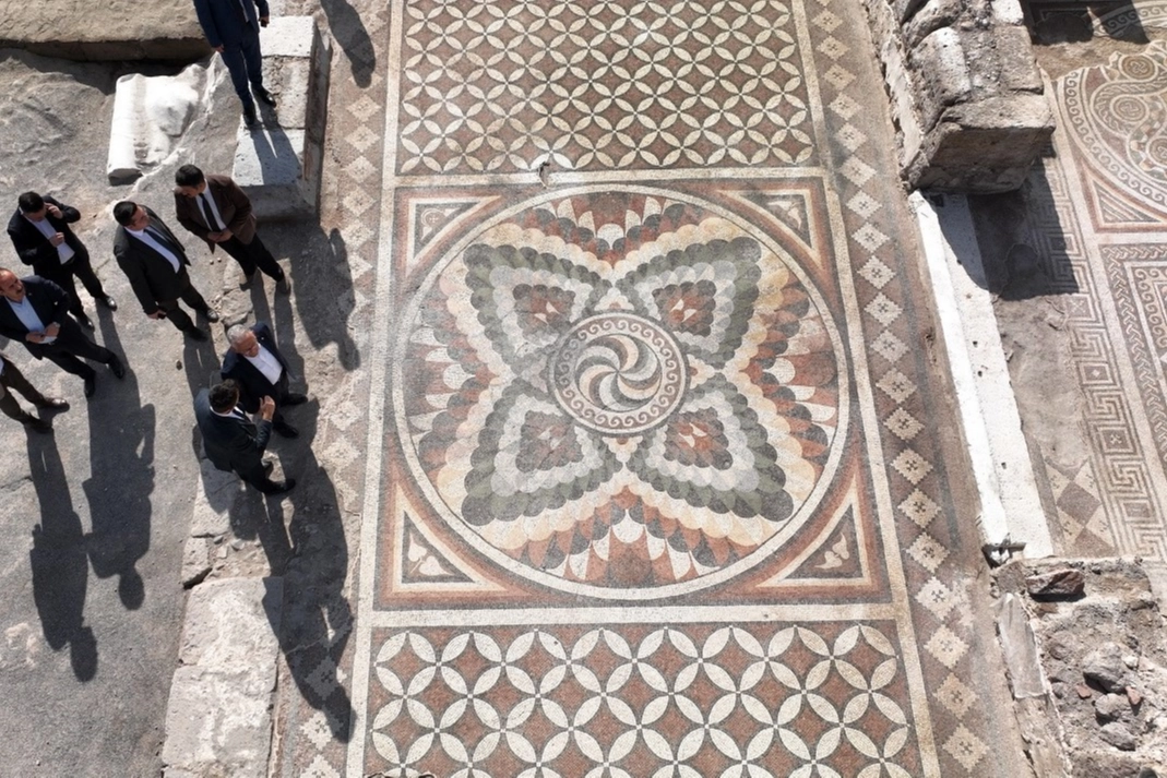 Mozaikli Yapı ören yeri gündeme taşındı