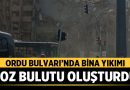 Afyon Ordu Bulvarı’nda Bina Yıkımı