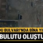 Afyon Ordu Bulvarı’nda Bina Yıkımı