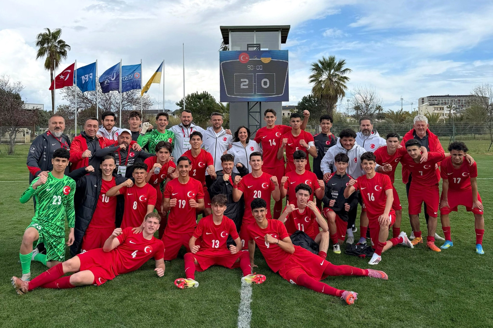 U16 milliler hazırlıkta Ukrayna’yı 20 yendi