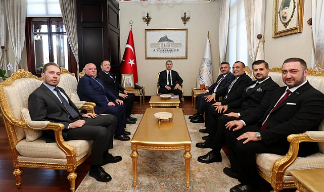 Naci Aktaş, AFSİAD ve Ziraat Odası Heyetlerini Kabul Etti