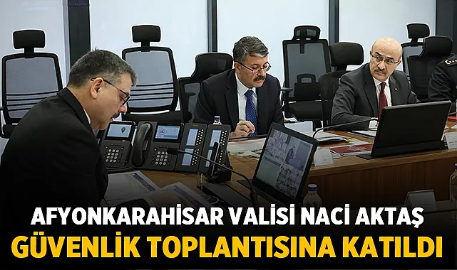 Afyon’da Güvenlik Konui Masadaydı: Kritik Zirveya Katılım Sağlandı