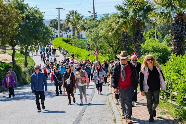 Bodrum’da Kadıkalesi rotasında kültür ve doğa yürüyüşü düzenlendi
