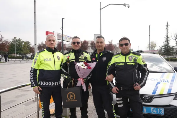 Düzce’de Polis Haftası’nda sürpriz organizasyon