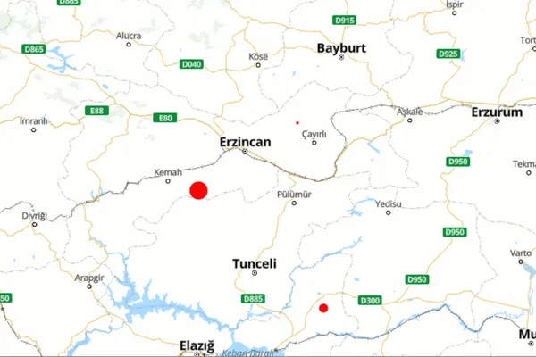 Erzincan’da deprem
