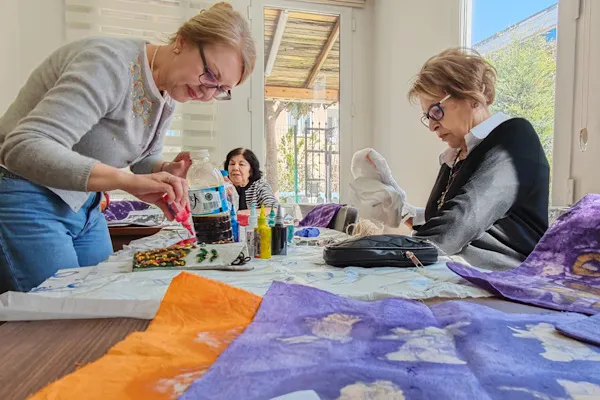 Maltepe’de Bağlama Batik Atölyesi düzenlendi