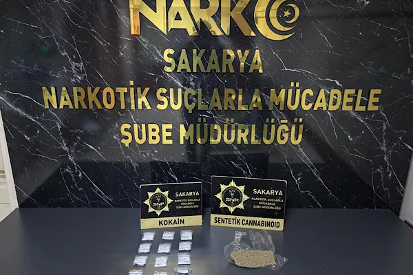 Sakarya’da uyuşturucu operasyonu